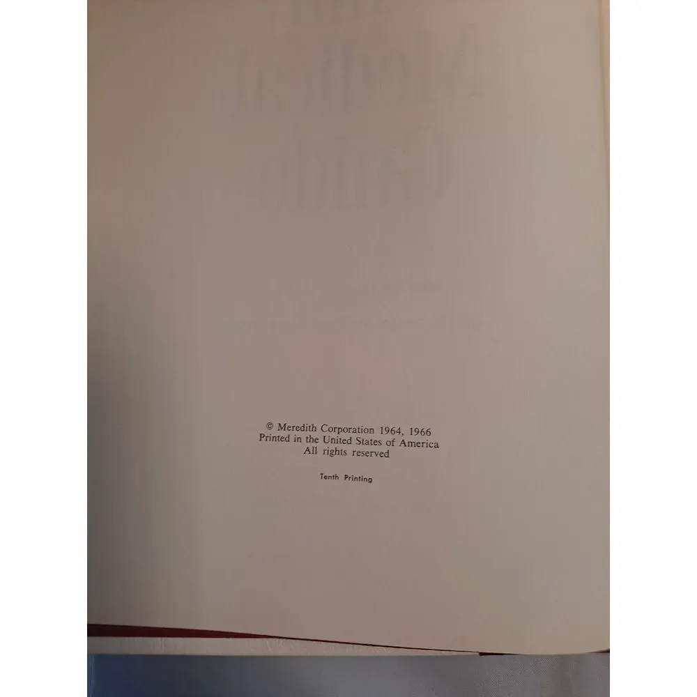 Better Homes & Gardens Family Medical Guide W/ Atlas Of‎ The Human Body Pamplet
